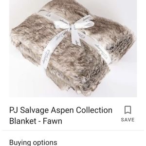 PJ Salvage NWT Aspen Luxury Throw Blanket